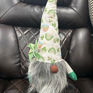 Whimsical Gnome Decor with Rainbow Hat